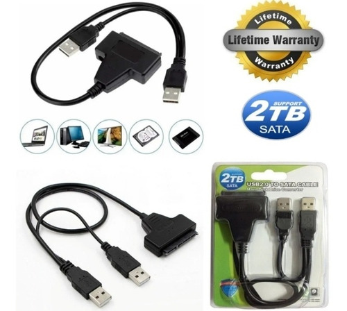 Adactador  Sata Usb 2.5 Para Disco Duro De Laptop 