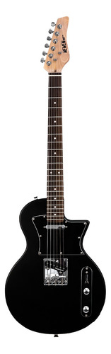 Guitarra Eléctrica Newen Frizz Black Cuerpo Lenga Maciza