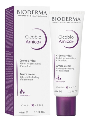 Bioderma Cicabio 40ml Pomada Arnica Moretones Hematomas Crem