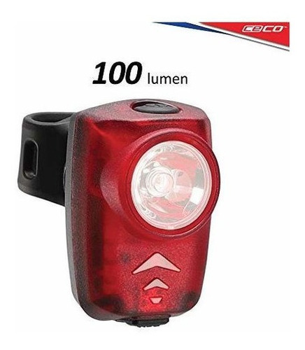 Cecousa 100 Lumenes Usb Recargable Luz Trasera De Bicicleta