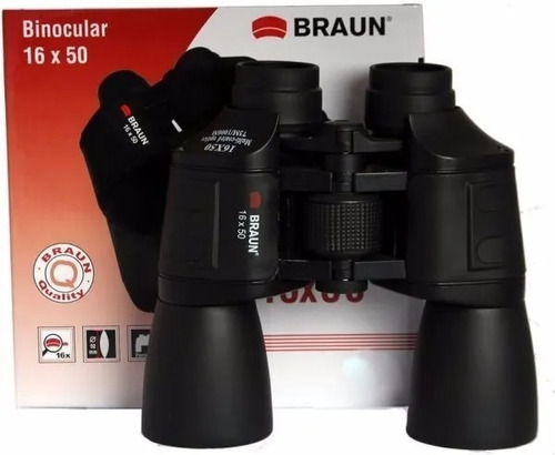 Imagen 3 de 5 de Binocular Braun 16x50 Lente Ultralit Porro Bk7 Incluye Funda