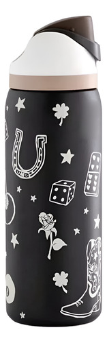 Vaso Termo Acero Inoxidable Owala Cowboy Freesip Negro 946ml Negro Cowboy