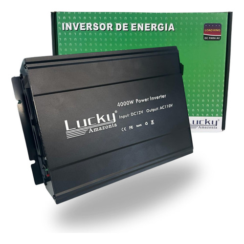 Inversor Energia Liga Geladeira Com Frezzer 4000w 12v 110v