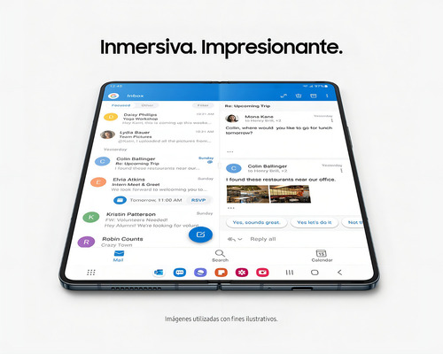 Samsung Galaxy Z Fold 4 512GB Phantom Black 12GB RAM - Excelente (Reacondicionado)