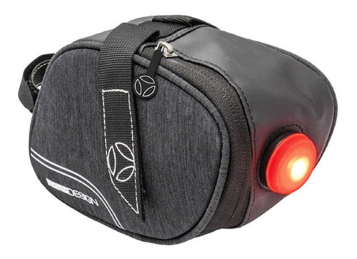 Imagen 1 de 3 de Bolso P/ Asiento Bicicleta Momo Design Impermeable Luz