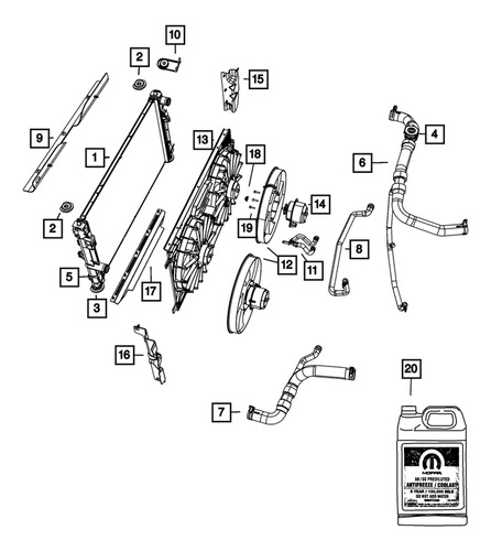 Manguera Radiador Jeep Patriot/compass/dodge Caliber 1