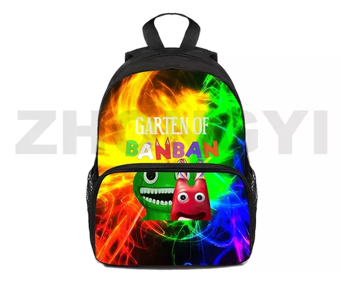 Alta qualidade unissex garten de banban 2 mochilas 3d na moda jogo escola  volta pacote para meninos 3 pçs/set novo garten de banban bookbag