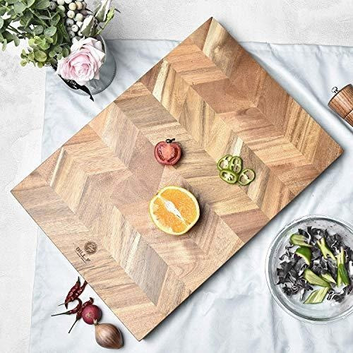 Tabla De Cortar, Tabla De Cortar De Cocina De Madera De Acac