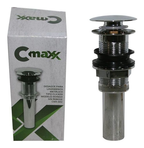 Imagen 3 de 8 de Desagüe P/ Lavamanos Tipo Clicker Modelo Hongo, S/ Rebose Pc