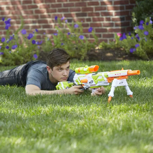Nerf Longstrike Modulus Toy Blaster Con Extension De Barril,