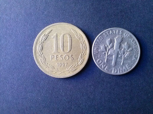 Moneda Estados Unidos One Dime 1980 Ceca P Níquel (c45)