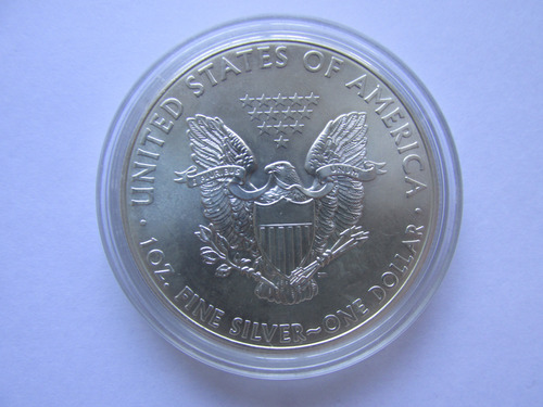 Moneda Estados Unidos 1 Dollar Liberty 1 Onza Plata Año 2013 (Usado)
