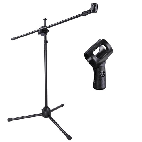 Adjustable Microphone Stand Boom Arm Mic Mount Quarter-turn