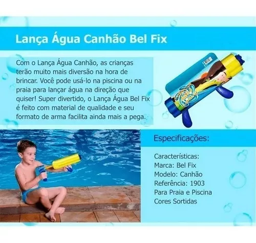 Pistola Lança Água Ultra Bel Brinquedos