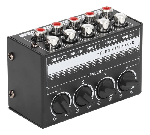 Mixer De 4 Canais Cx400 Mini Estéreo Passivo Estéreo Portáti