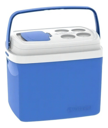 Caixa Térmica Tropical Cooler Azul 32 Litros - Soprano