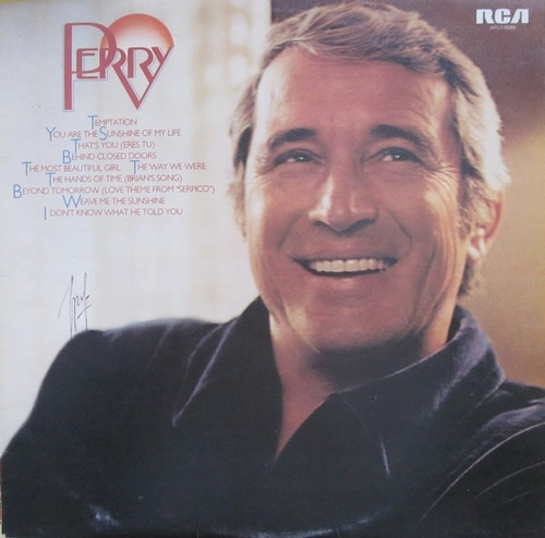 Perry Como Perry Stevie Wonder Vinilo Importado Lp Pvl