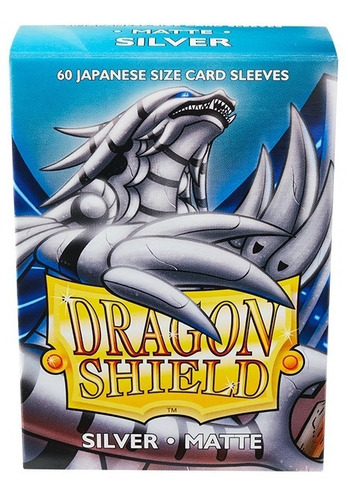 Protectores Dragon Shield Japanese Matte Color Silver(plata)