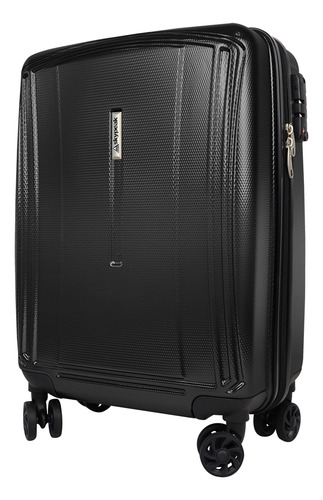 Maleta Skypeak Ocean Rigida Con Candado Tsa 28 Color Negro Negro Liso