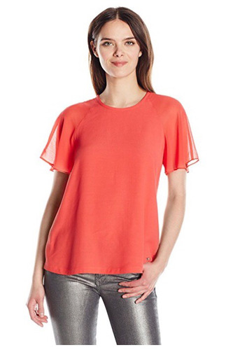 Remera Tipo Blusa Armani Exchange Coral