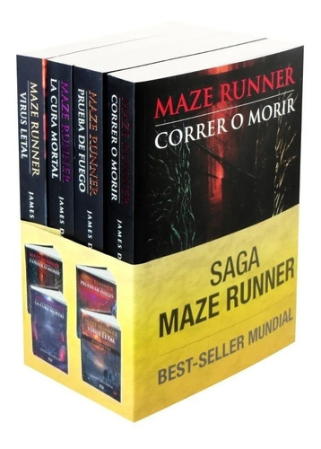 Paquete Maze Runner [ 4 Libros ] Correr Morir, James Dashner