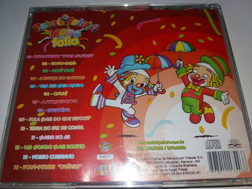 Imagem 5 de 6 de Cd Patati Patata Hora Da Folia