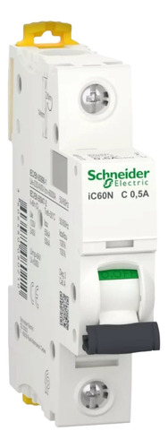 Disjuntor Acti9 Ic60n 1p C 0.5a 0. Schneider - Ref A9f74170