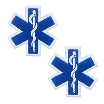 Comprar 2 Parches Médicos, Emt Ems Paramédico, Parches Bordad...