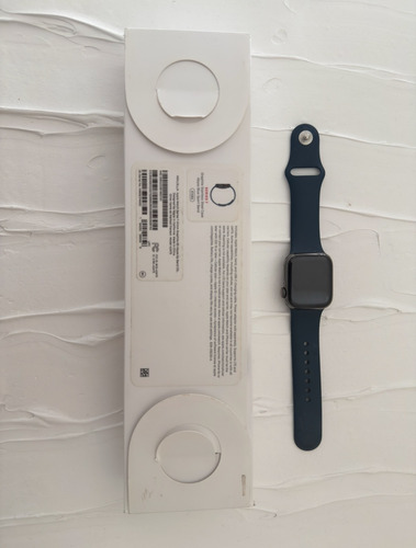 Apple Watch Series 7 Acero Inoxidable 41 Mm (gps + Cellular) Grafito. Correa Goma Azul Y Correa Nike (Usado)