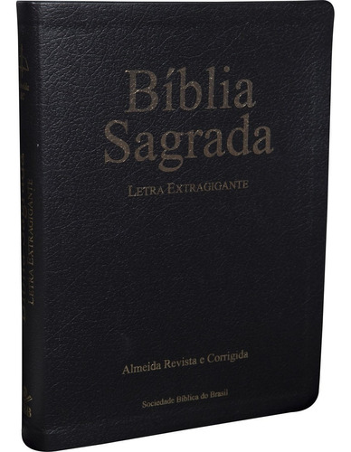 Bíblia Sagrada Letra Extra Gigante Revista E Corrigida Sbb