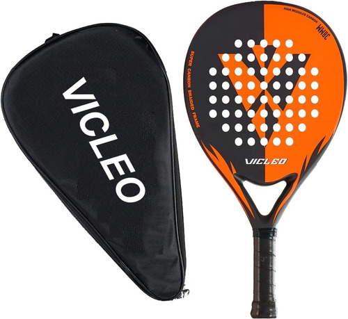 Raqueta Paddle Padel Fibra De Carbono Nivel Profesional