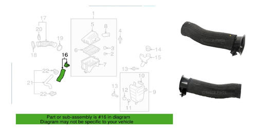 96536730 Manguera Ducto Inferior Purificador Aveo 