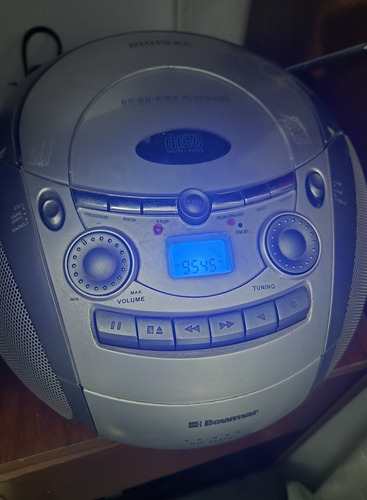 Radio Equipo De Musica Radio Am Fm Con Detalles Gris (Usado)