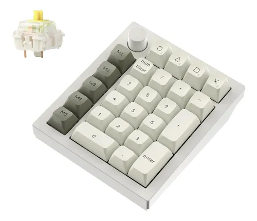 Teclado Numérico Mecânico Personalizado Keychron Q0 Max Wire