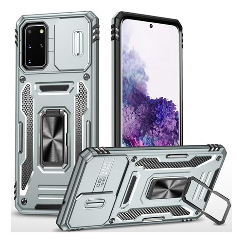 Funda Para Galaxy S20 Plus Gris Uso Rudo