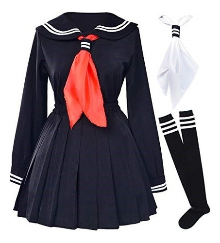 Disfraz De Uniforme Tipo Marinero De Escuela Japonesa L