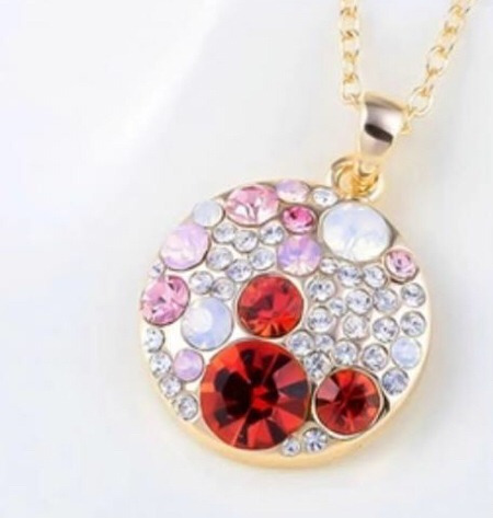 Collar Circulo Cristales Swarovski Elements