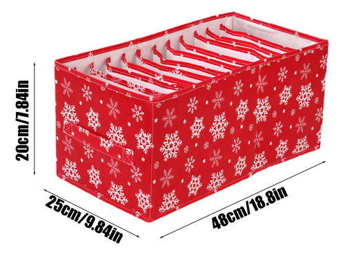Ropa Interior Plegable Con Estampado De Copos De Nieve De Na