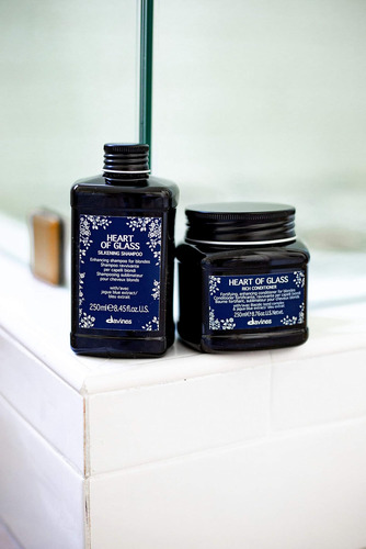 Shampoo Sedoso Davines Heart Of Glass Para Cuidados Com Loir