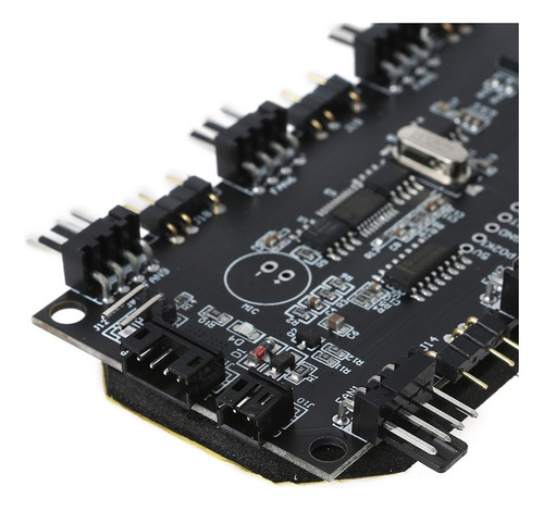Controlador Remoto 5v Rgb E Hub Magnético Pwm 8 Portas Argb