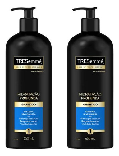 Shampoo Tresemme Hidrataçao Profunda 650ml-kit C/2un