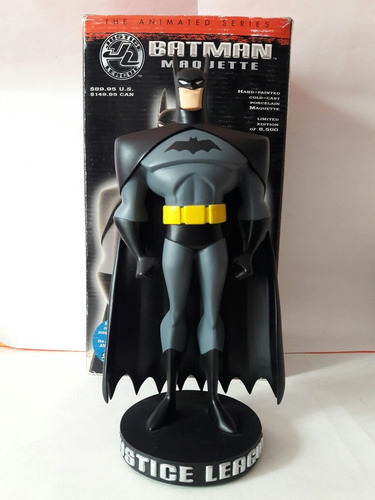 Batman Justice League Maqueta Escultura Porcelana Dc Limitad