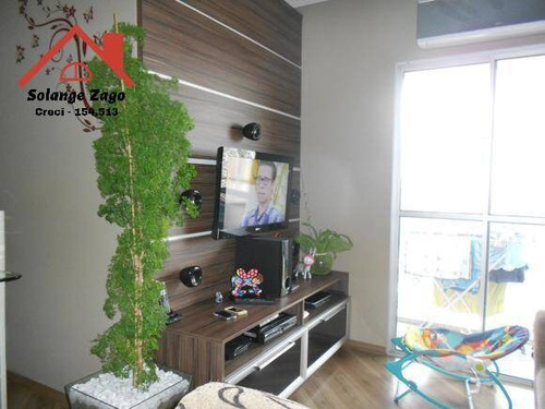 Imagem 14 de 15 de Lindo Apartamento Em Condominio Fechado Com 48m² - 2 Dorms - 2089