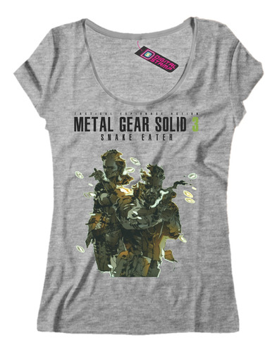 Remera Mujer Metal Gear Solid 3 Snake Eater Ca108 Dtg