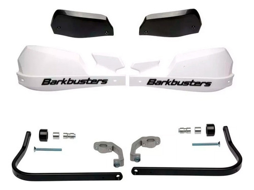 Cubre Manos Aluminio Ktm Duke 250 Blancos