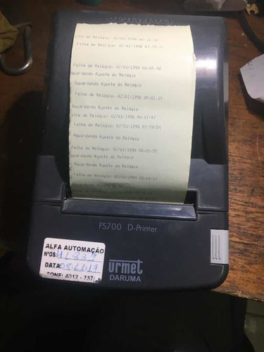 Impressora Fiscal Daruma Fs700 D-printer Usada