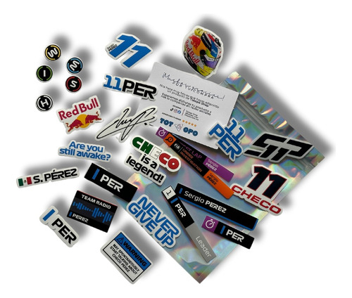 Stickers F1: Checo Pérez