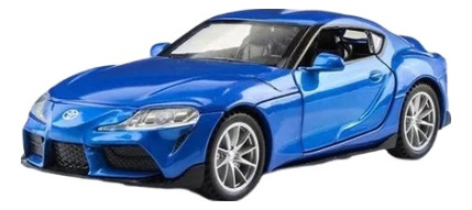 Toyota Supra Gr Miniatura Metal Autos Luces Y Sonido 1:32