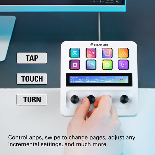 Controlador Elgato Stream Deck White Para Criadores De Conte