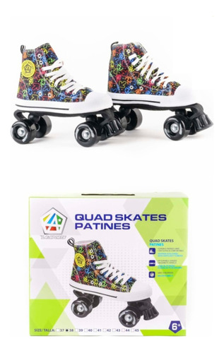 Patines De 4 Ruedas Talla 39 Originales 